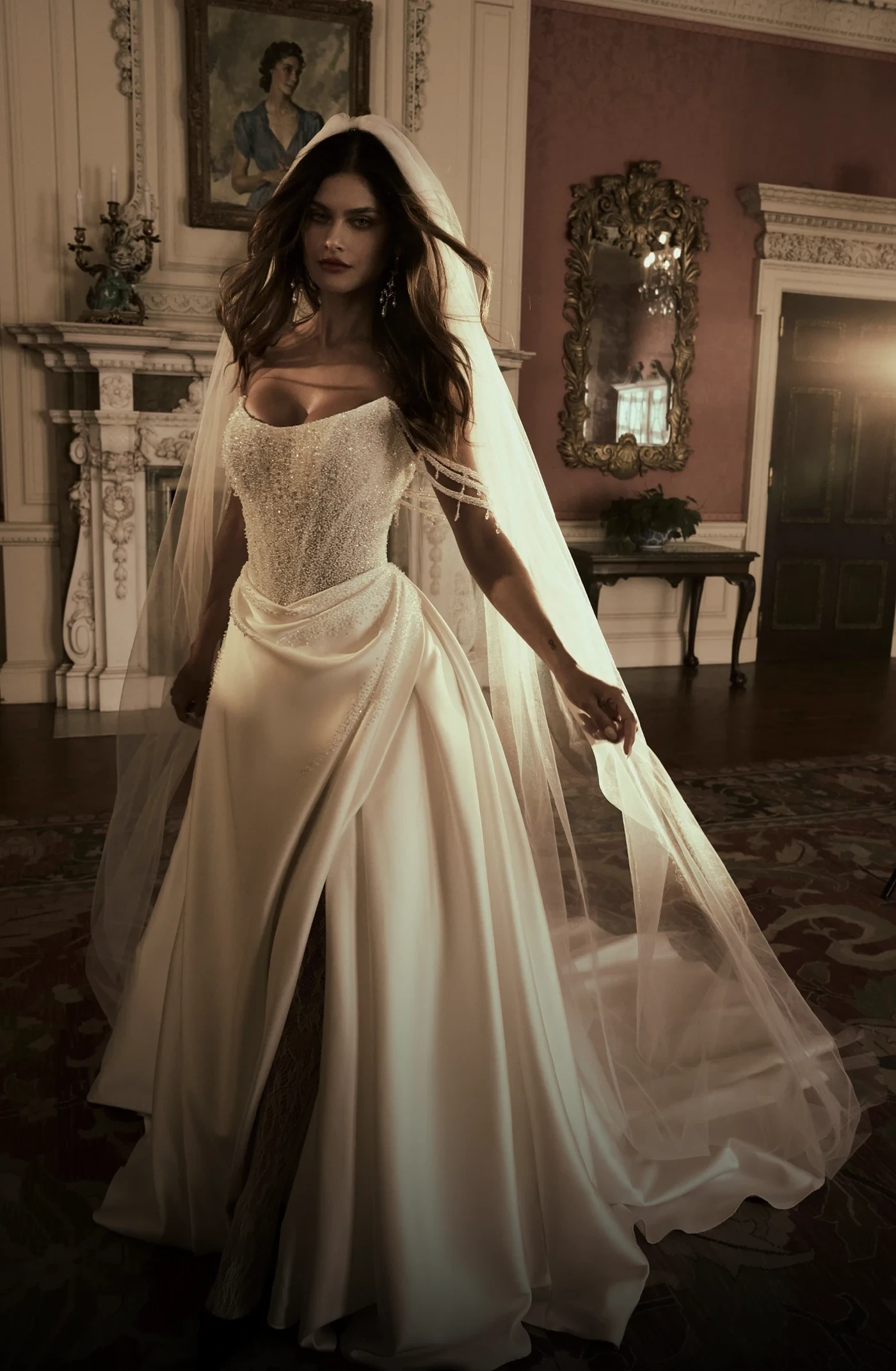 Model wearing a gown by Sottero & Midgley