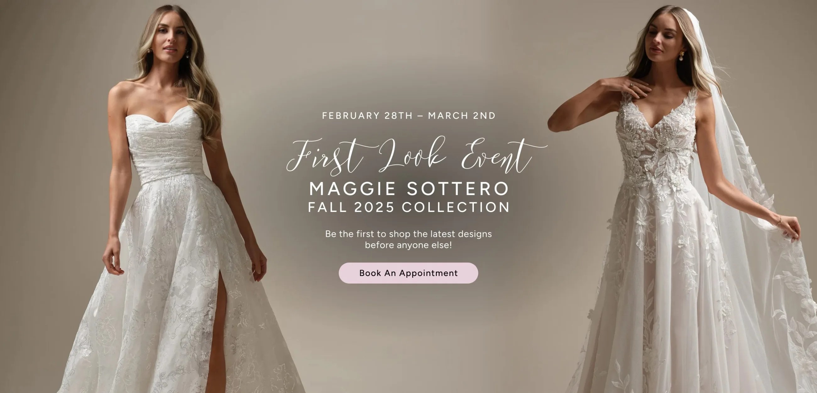 Maggie Sottero Fall 2025 at Simply Blush Bridal Desktop