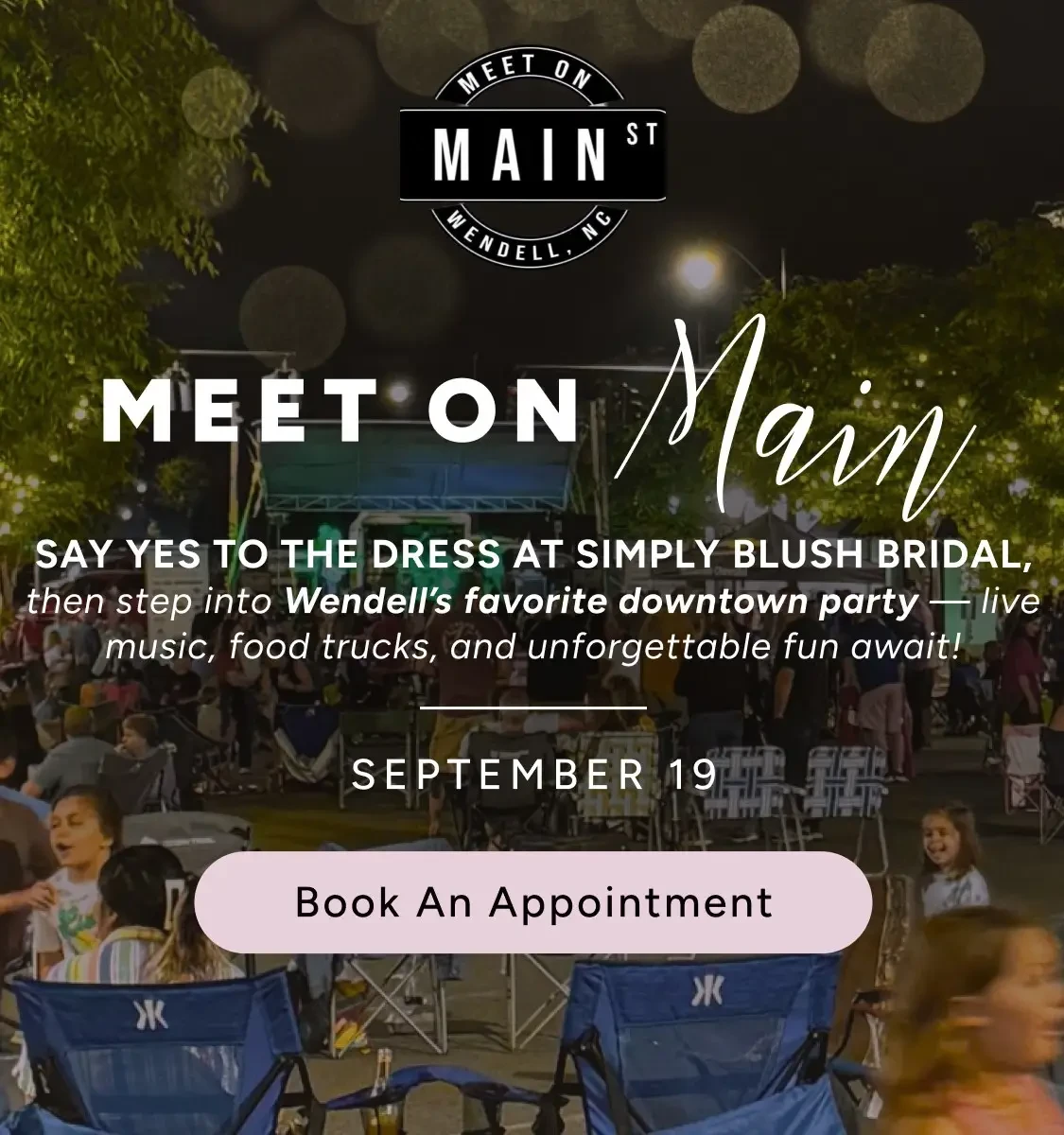 Meet on Main Event Mobile Banner