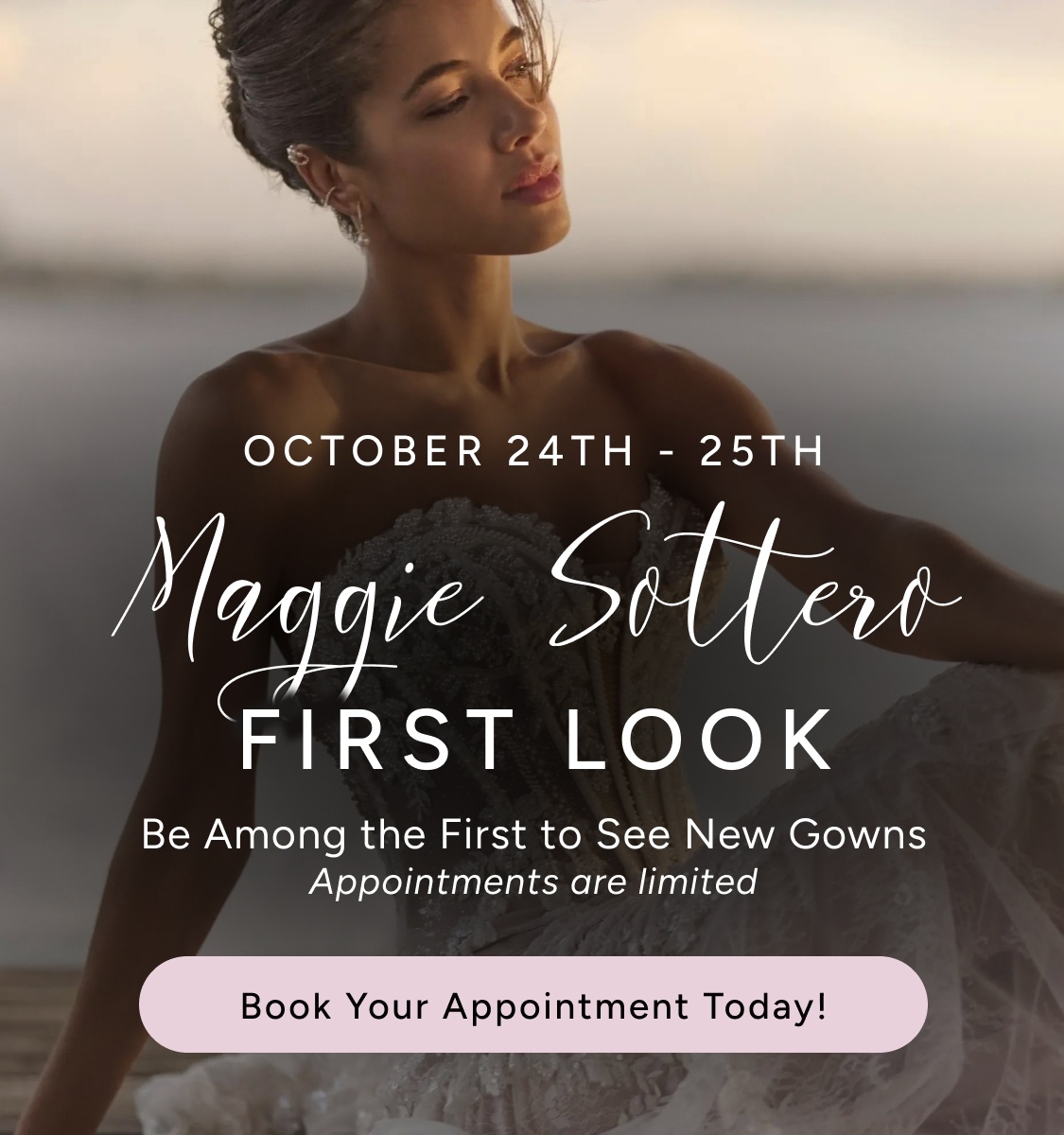Maggie Sottero First Look Event Banner Mobile