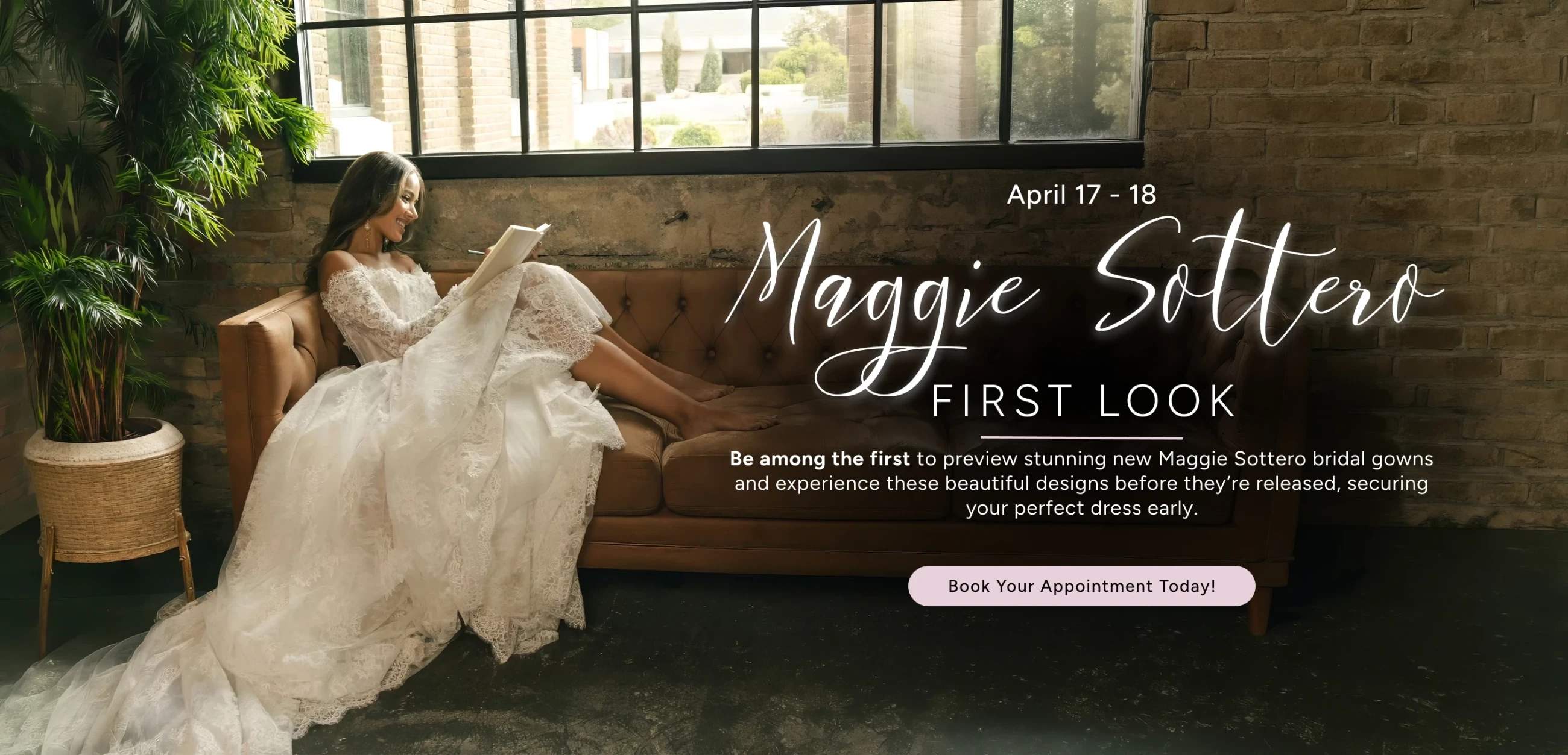 Maggie Sottero First Look Event Banner