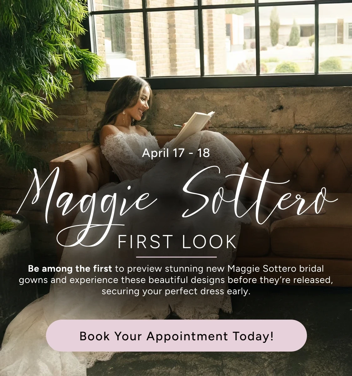 Maggie Sottero First Look Event Banner