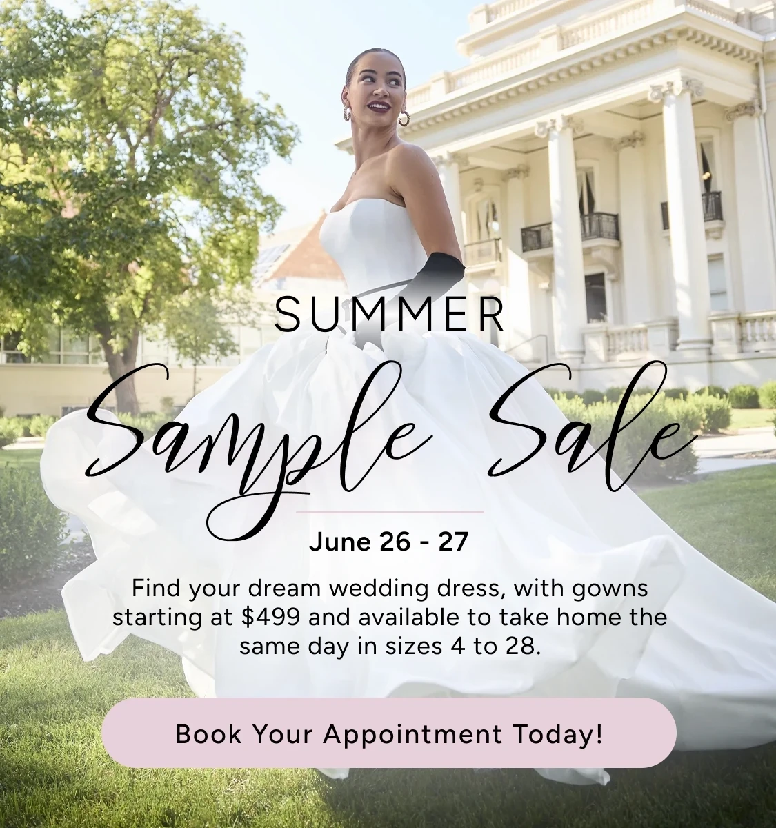 Summe Sample Sale Banner