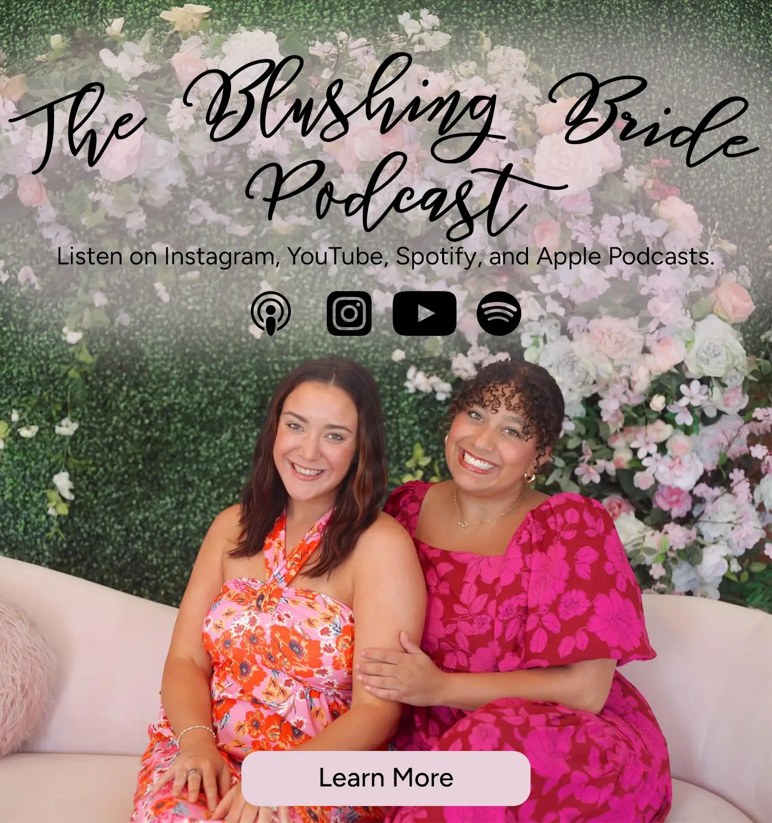 The Blushing Bride Podcast Mobile Banner